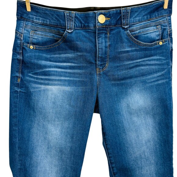 Democracy Womens Jeans AbSolution Stretch Denim Mid Rise Skinny Size 14 - Picture 4 of 12